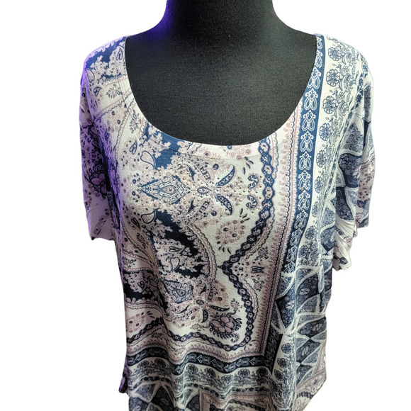 Style & Co casual basic t-shirt short sleeve sz 3X - Picture 5 of 8